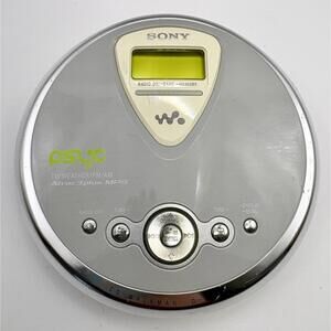 Sony Psyc CD Walkman D-NF400 Portable ATRAC3 MP3 FM AM Weather Discman TESTED